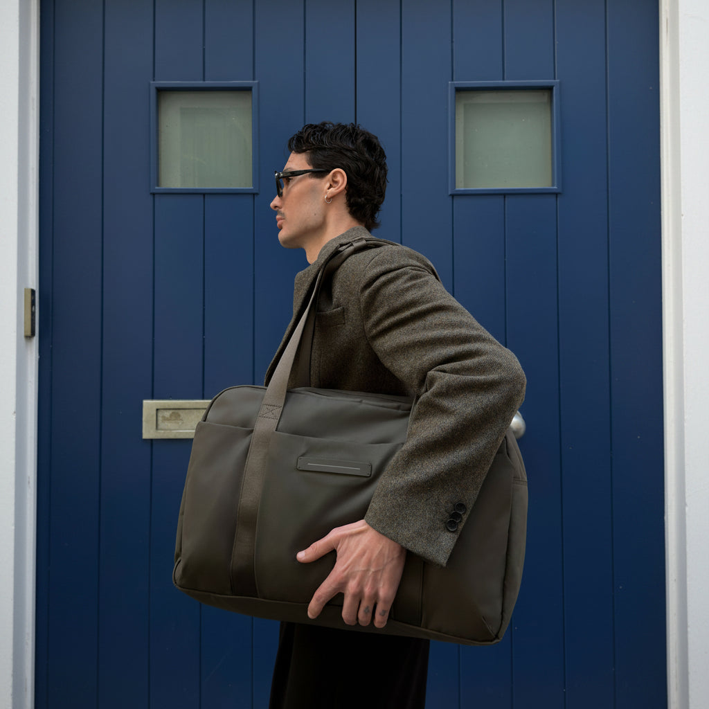 Shibuya Weekender M / Sand Grey / Recycled Nylon