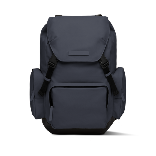 Sofo Rucksack Travel Blau Vorderseite - Wasserabweisend Vegan Ergonomisch - Horizn Studios