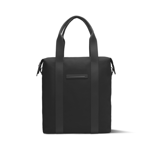 SoFo Vertical Tote / All Black / Waxed Canvas