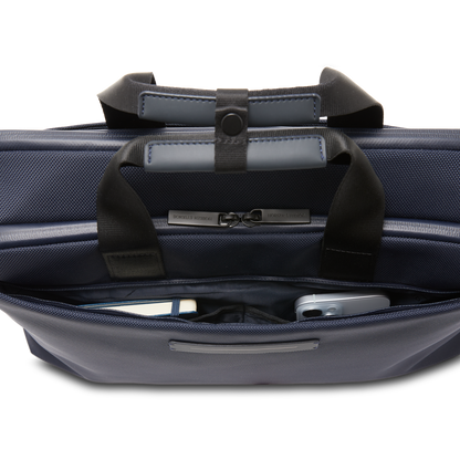 Midtown Briefcase Blau Fronttasche - Wasserabweisend Funktional Stilvoll - Horizn Studios