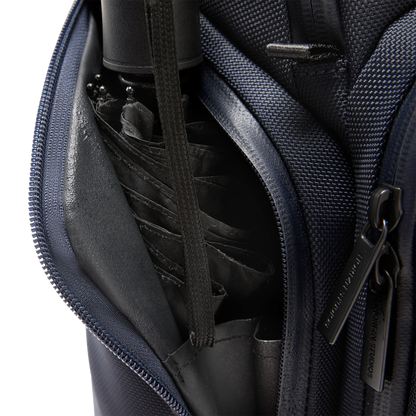 Midtown Rucksack Blau Detail - Wasserabweisend Vegan Ergonomisch - Horizn Studios