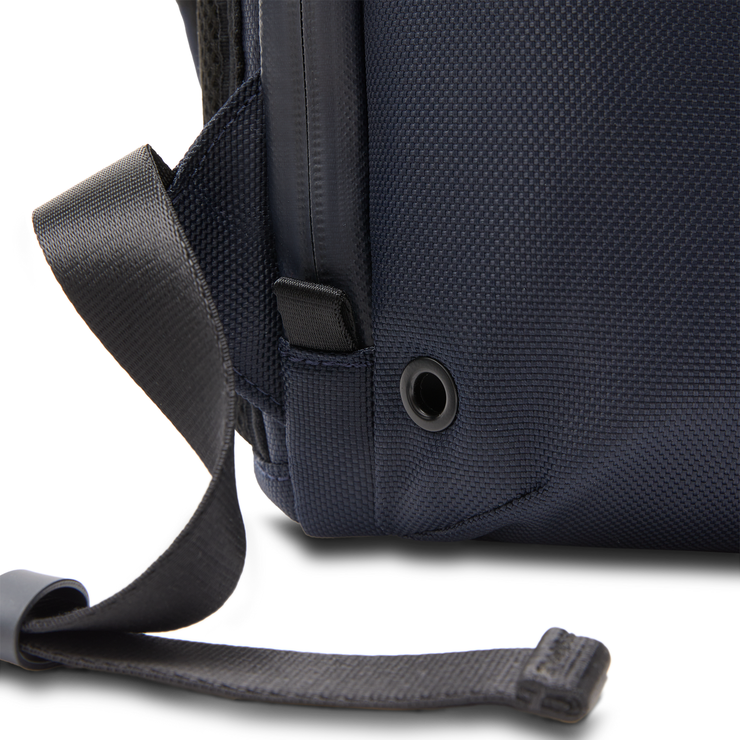 Midtown Rucksack Blau Detail - Wasserabweisend Vegan Ergonomisch - Horizn Studios