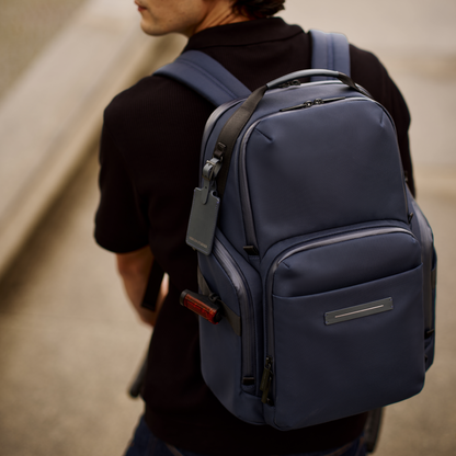 Midtown Rucksack Blau - Wasserabweisend Vegan Ergonomisch - Horizn Studios
