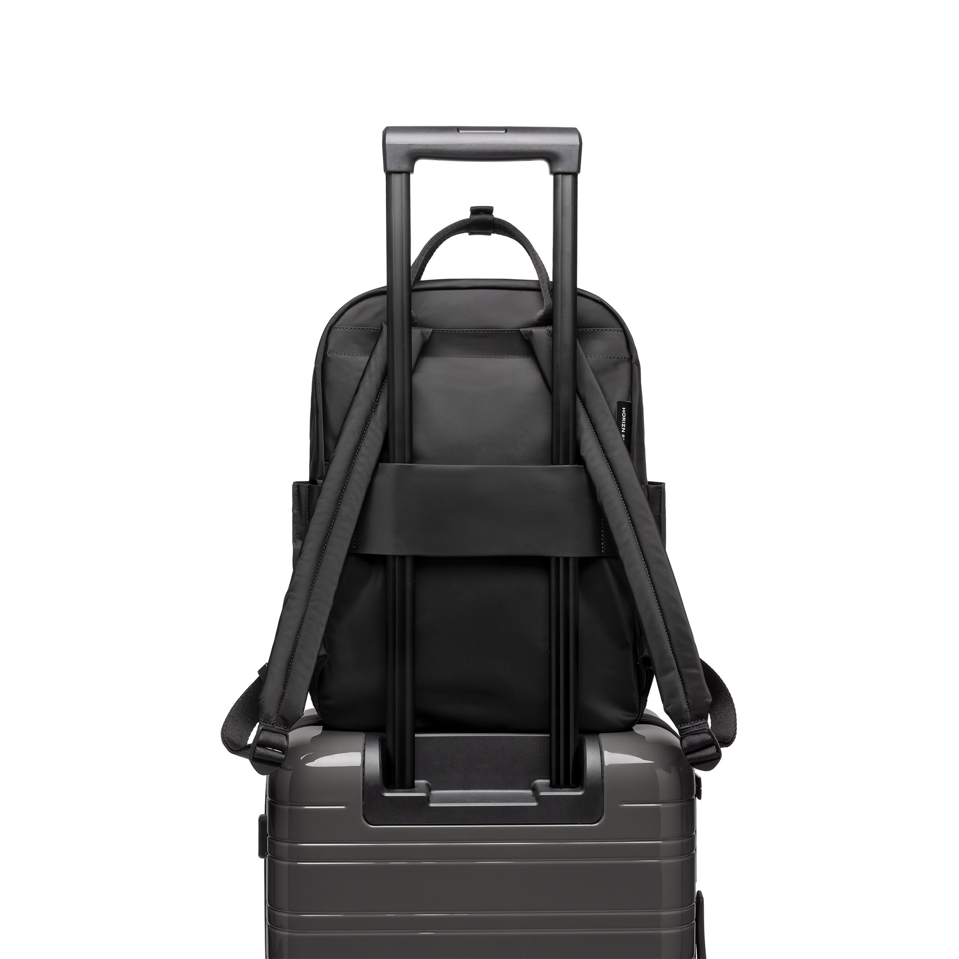 Aoyama Rucksack Medium Trolley Rückseite - Wasserabweisend Vegan Ergonomisch - Horizn Studios