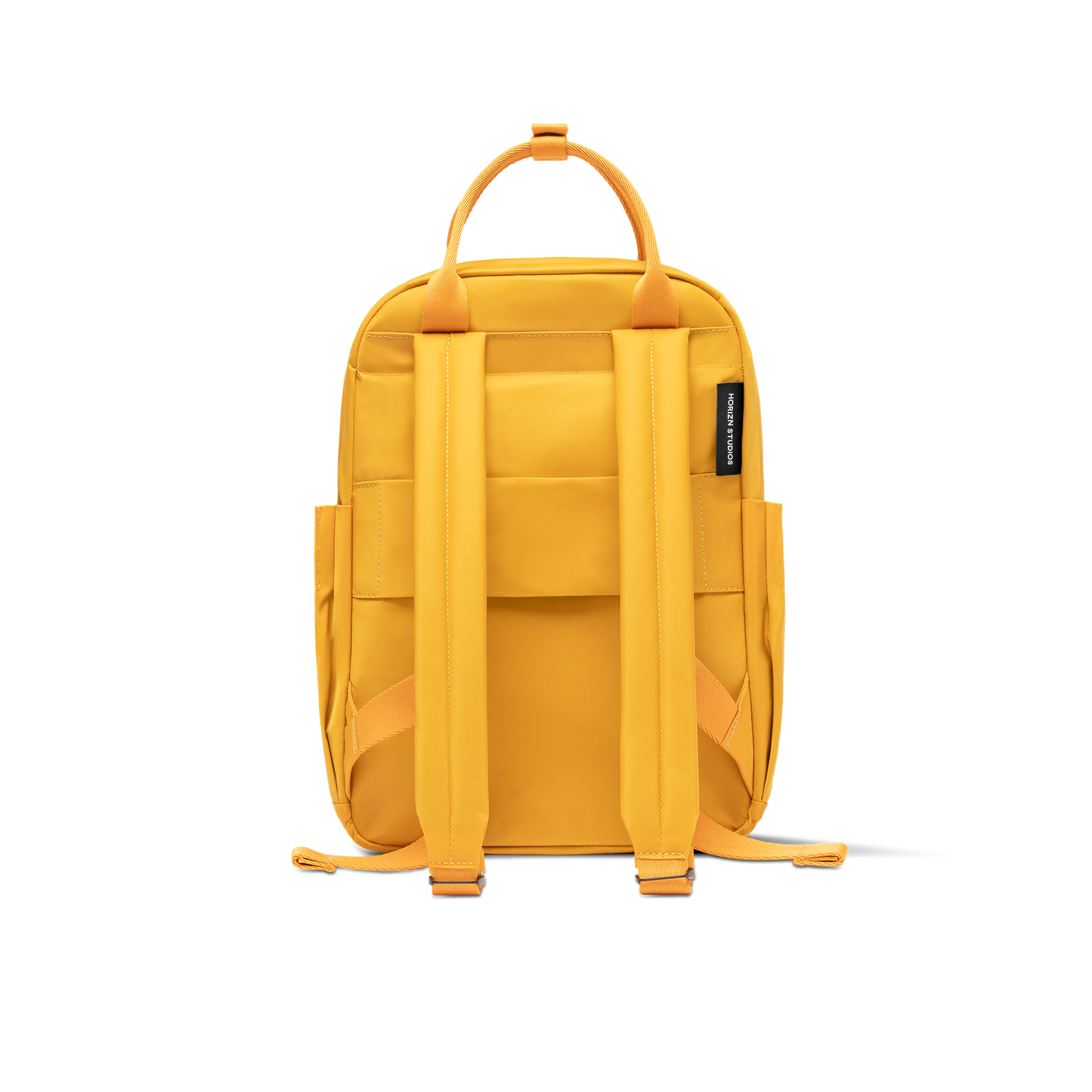 Aoyama Rucksack Small Bright Amber Rückseite - Wasserabweisend Vegan Ergonomisch - Horizn Studios