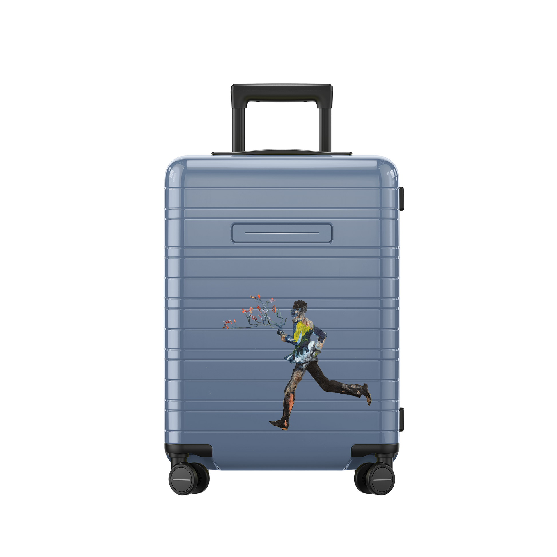 Artist Edition Koffer Essential Glossy Blau Vega Vorderseite - Hartschale Polycarbonat Leicht Robust - Horizn Studios