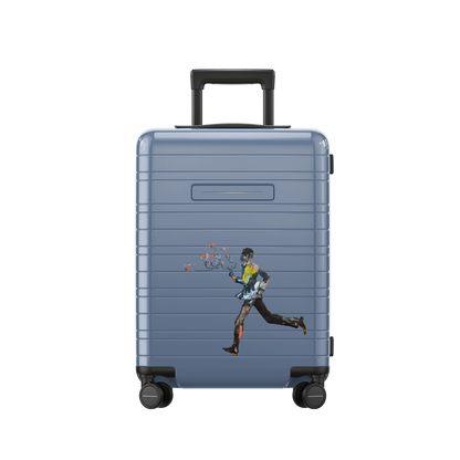 Artist Edition Koffer Essential Glossy Blau Vega Vorderseite - Hartschale Polycarbonat Leicht Robust - Horizn Studios