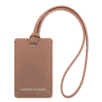 Gepäckanhänger Braun Bendy Strap - Premium Reiseaccessoire - Horizn Studios