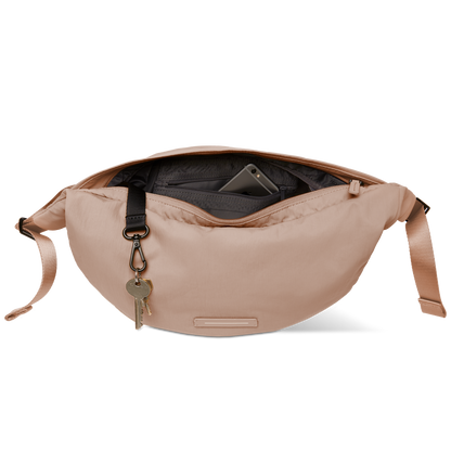Chiado Umhängetasche Beige Rosa Detail Innenansicht - Wasserabweisend Funktional Stilvoll - Horizn Studios