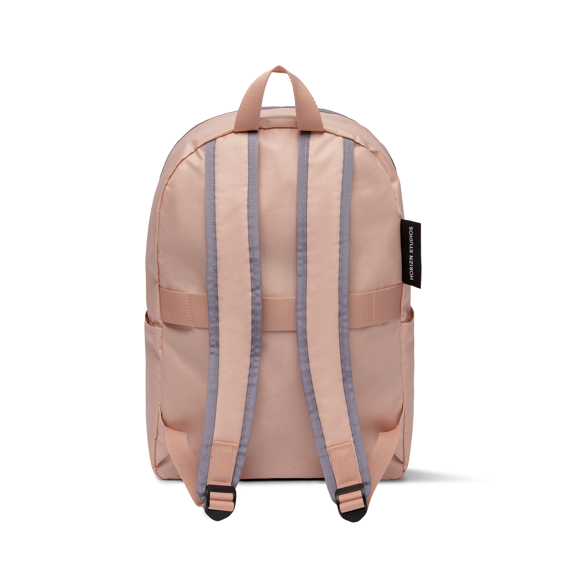 Daypack Medium Beige Rosa Rückseite - Horizn Studios