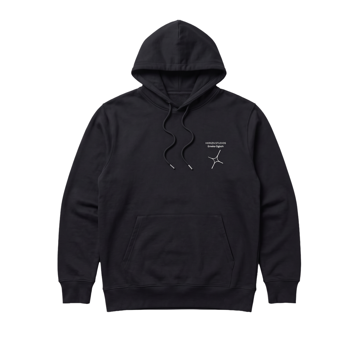 Emeka Edition Hoodie / All Black / Organic Cotton / Size M