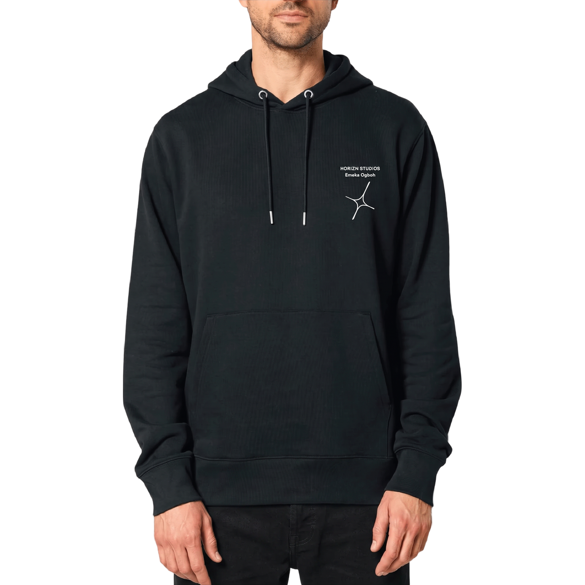 Emeka Edition Hoodie / All Black / Organic Cotton / Size M