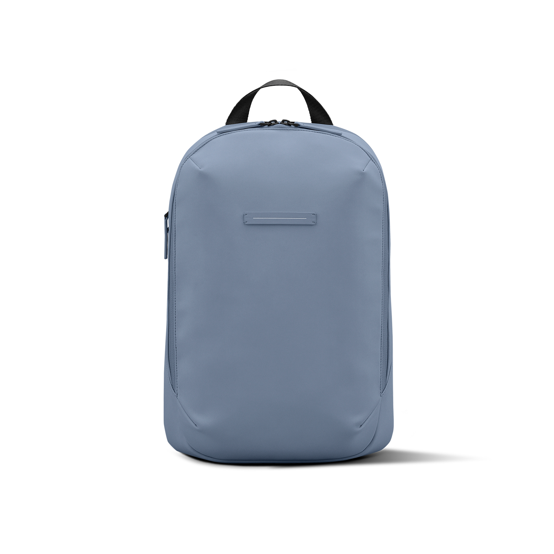 Gion Rucksack Blau Vega Vorderseite - Wasserabweisend Vegan Ergonomisch - Horizn Studios