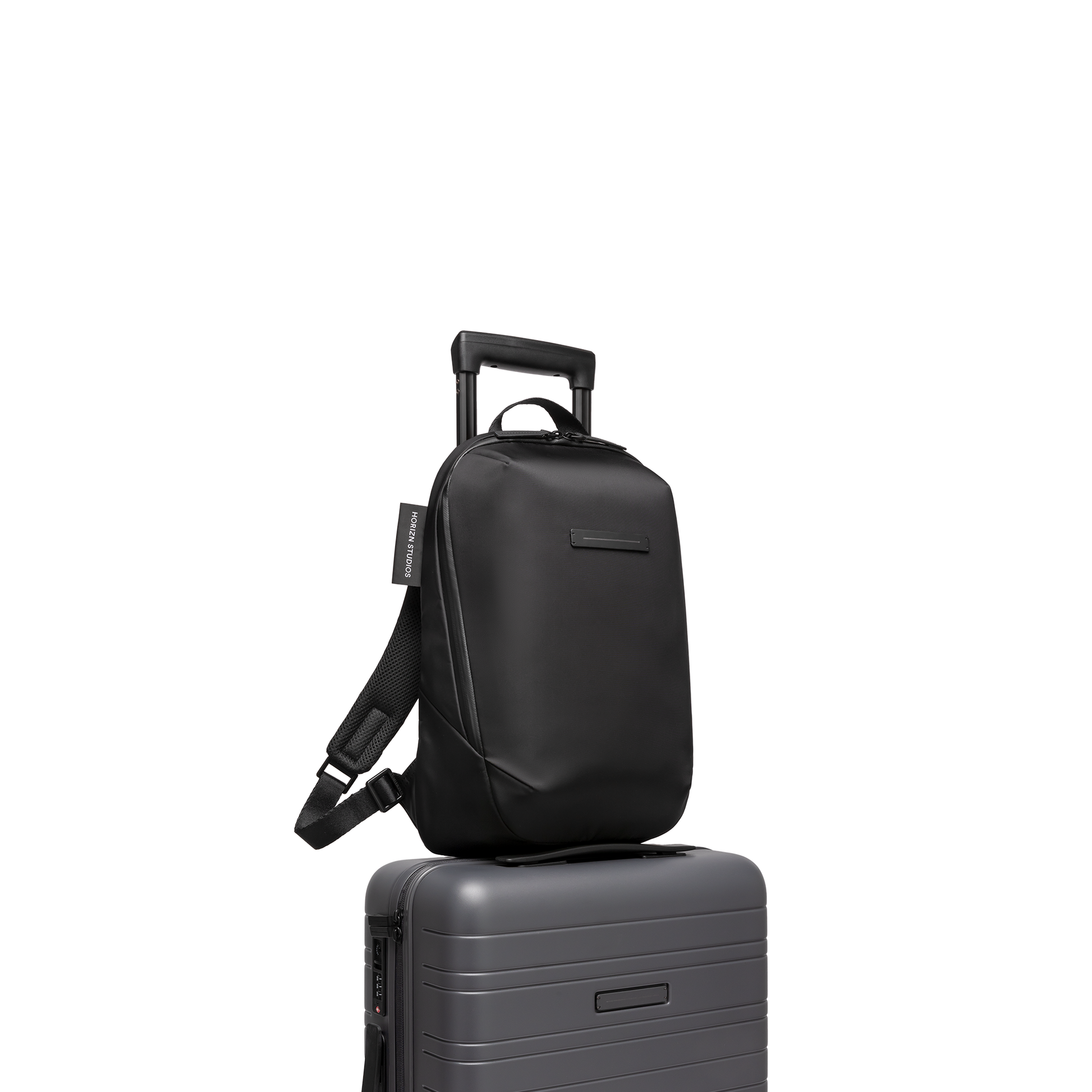 Gion Rucksack Light Trolley Seitenansicht - Wasserabweisend Vegan Ergonomisch - Horizn Studios