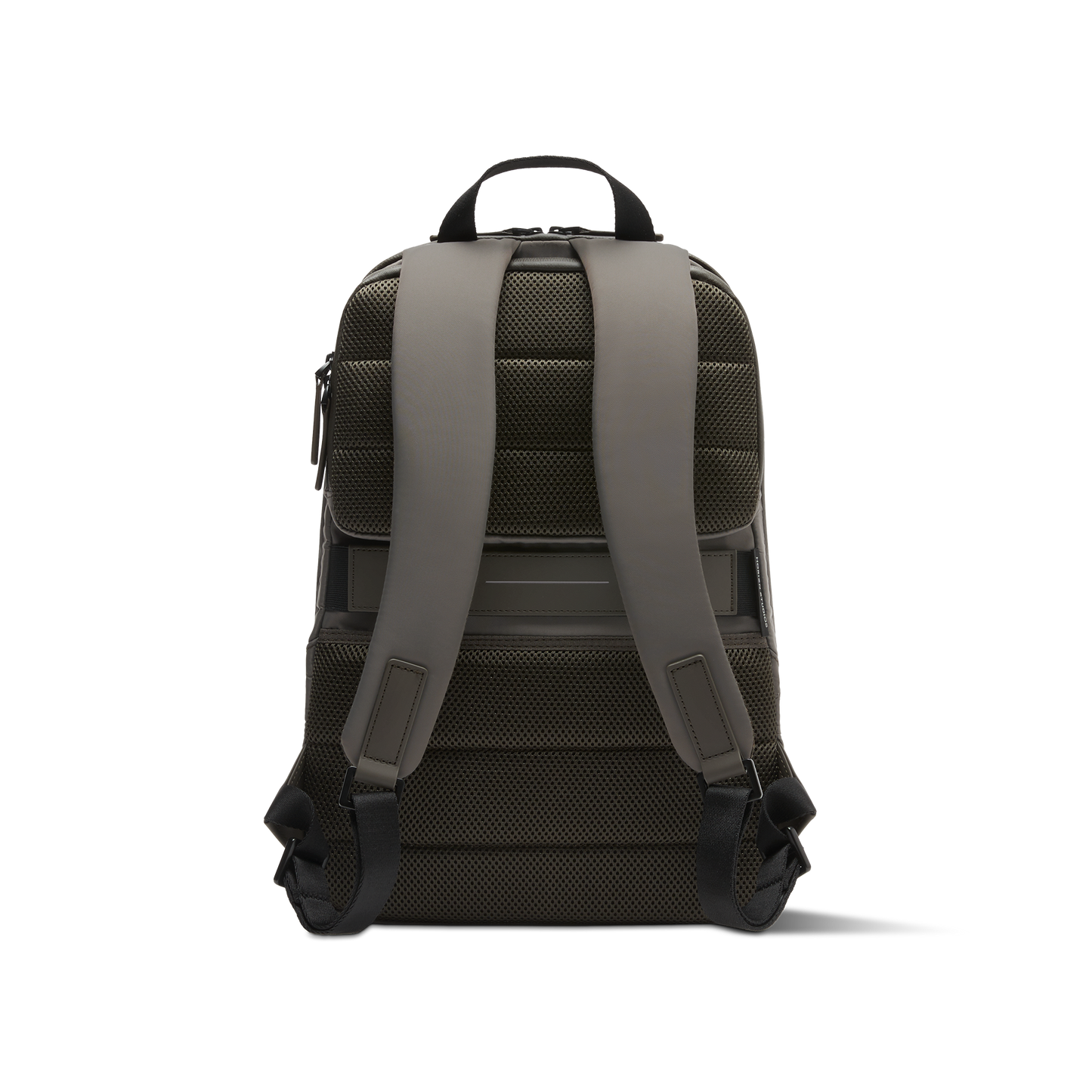 Gion Rucksack Grün Rückseite - Wasserabweisend Vegan Ergonomisch - Horizn Studios