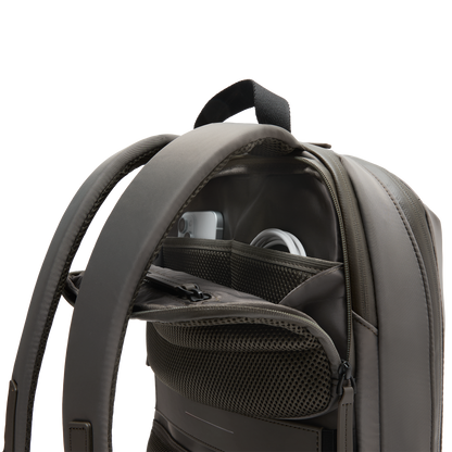 Gion Rucksack Grün Smart Pockets - Wasserabweisend Vegan Ergonomisch - Horizn Studios