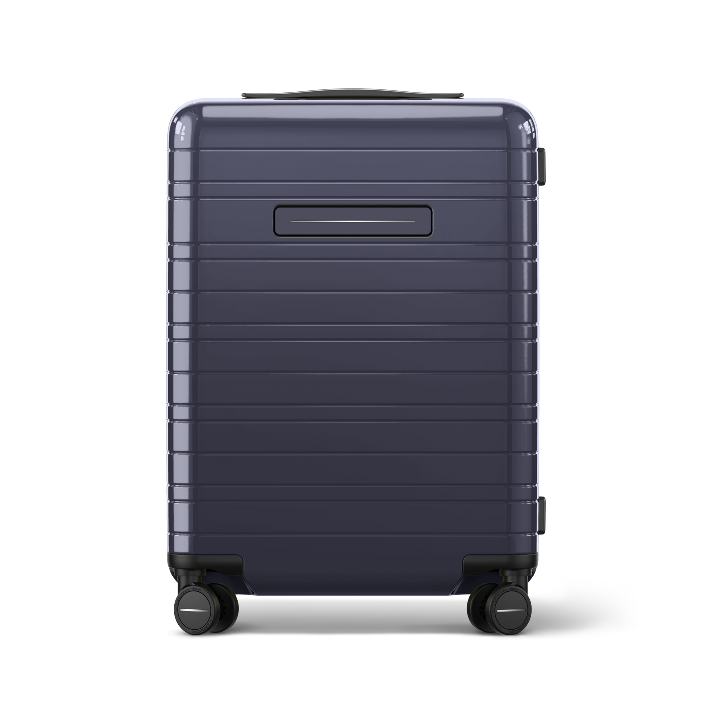 Koffer Essential Glossy Purple Night Vorderseite Aacb - Hartschale Polycarbonat Leicht Robust - Horizn Studios