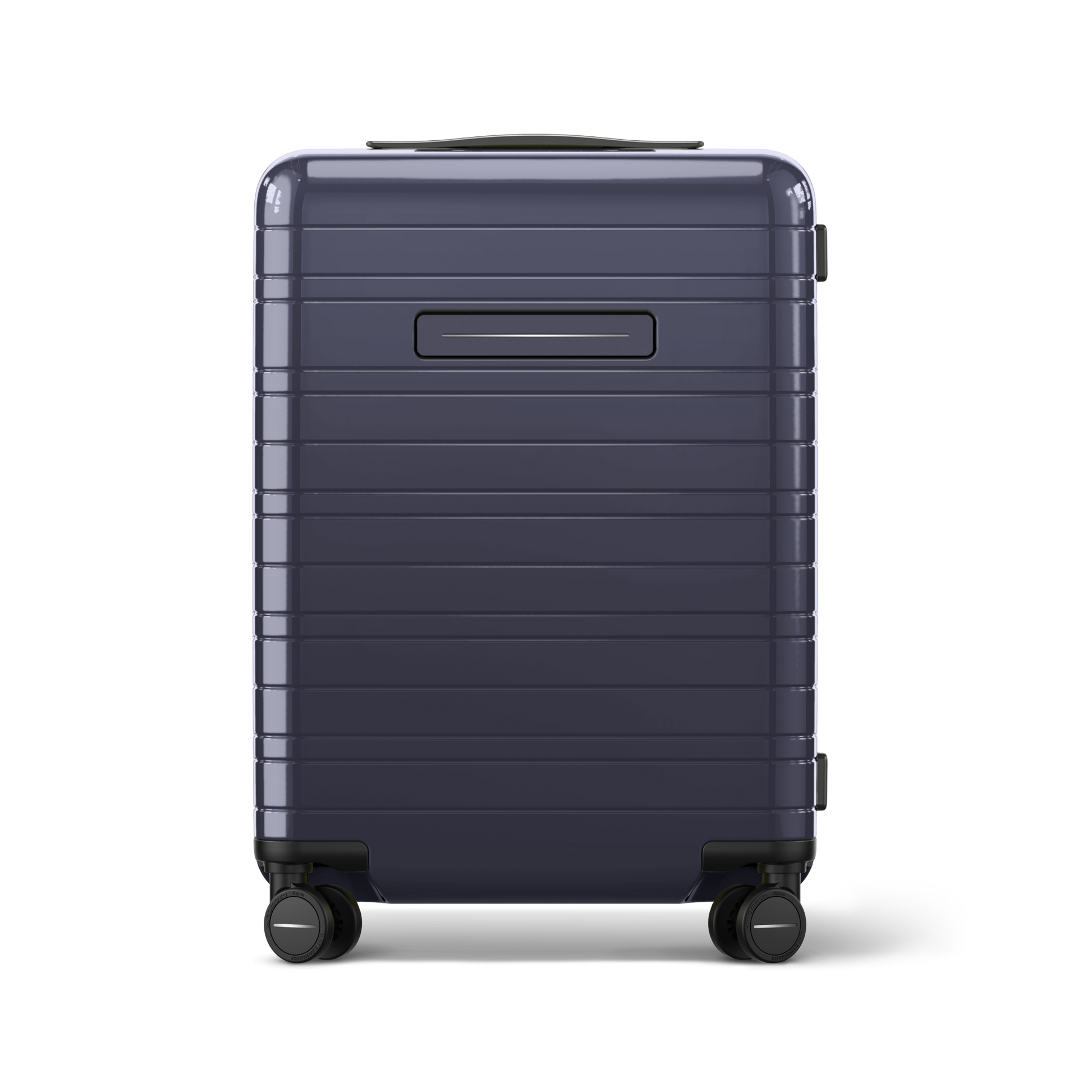Koffer Essential Glossy Purple Night Vorderseite Aacb - Hartschale Polycarbonat Leicht Robust - Horizn Studios