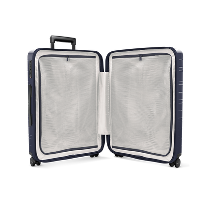Koffer Essential Glossy Purple Night Innenansicht - Hartschale Polycarbonat Leicht Robust - Horizn Studios