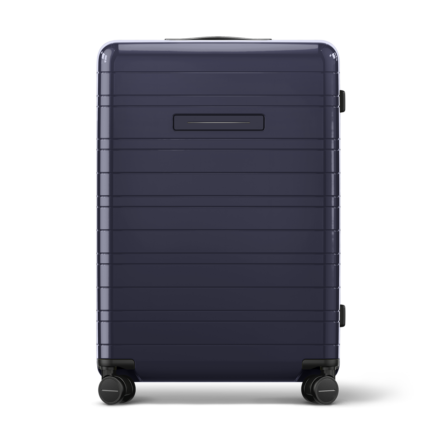 Koffer Essential Glossy Purple Night Vorderseite Cef Ece - Hartschale Polycarbonat Leicht Robust - Horizn Studios