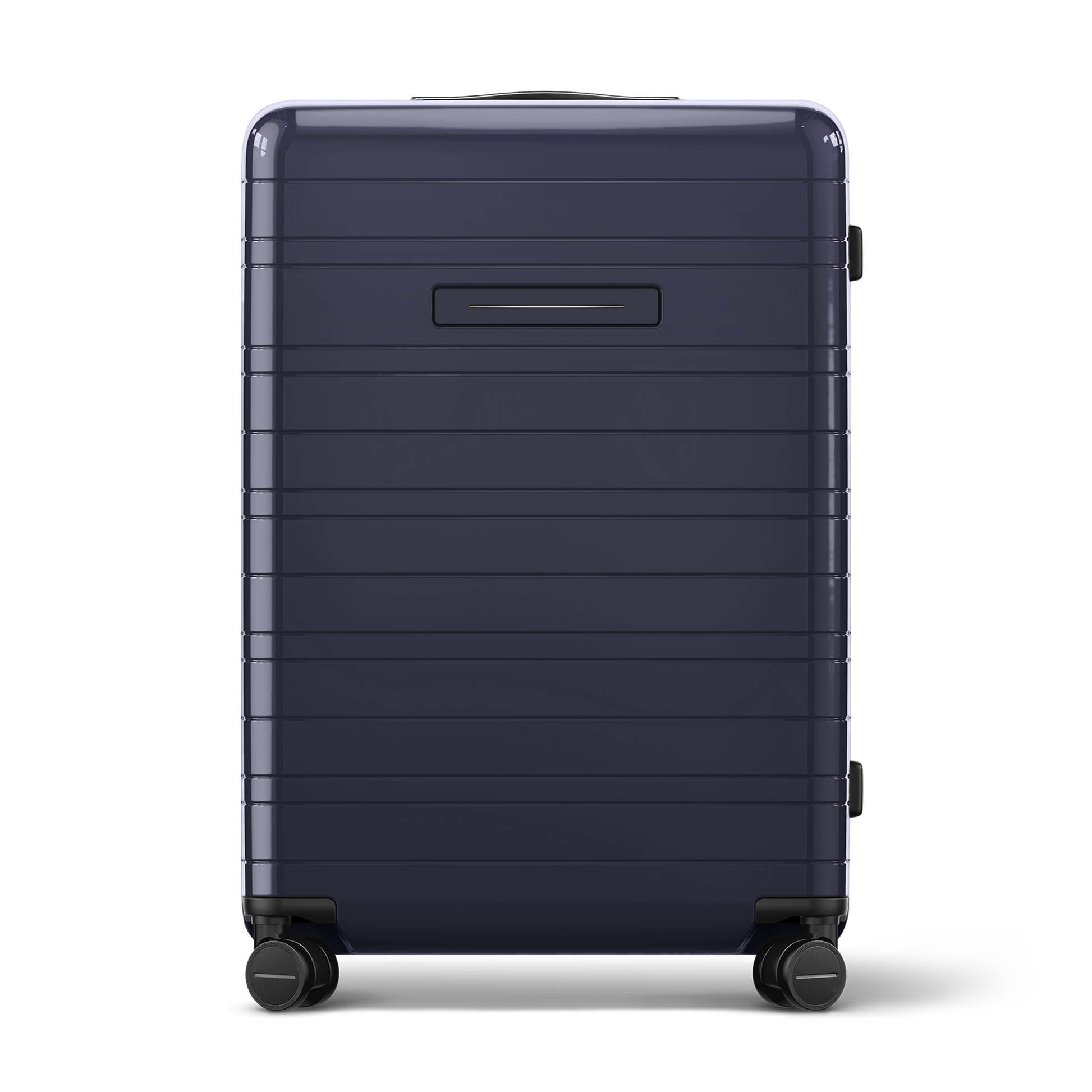 Koffer Essential Glossy Purple Night Vorderseite Cef Ece - Hartschale Polycarbonat Leicht Robust - Horizn Studios
