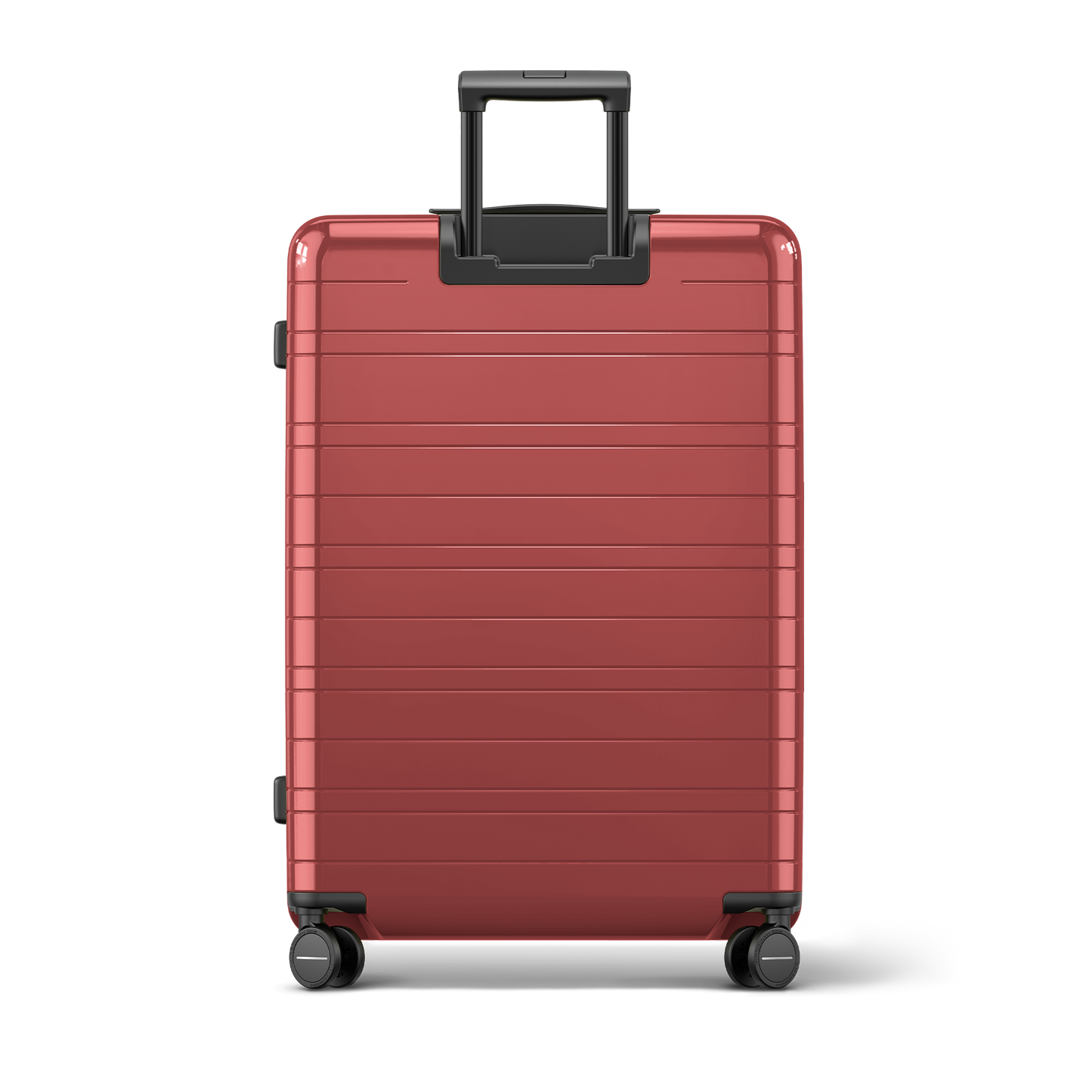 Koffer Essential Glossy True Red Rückseite Cab - Hartschale Polycarbonat Leicht Robust - Horizn Studios