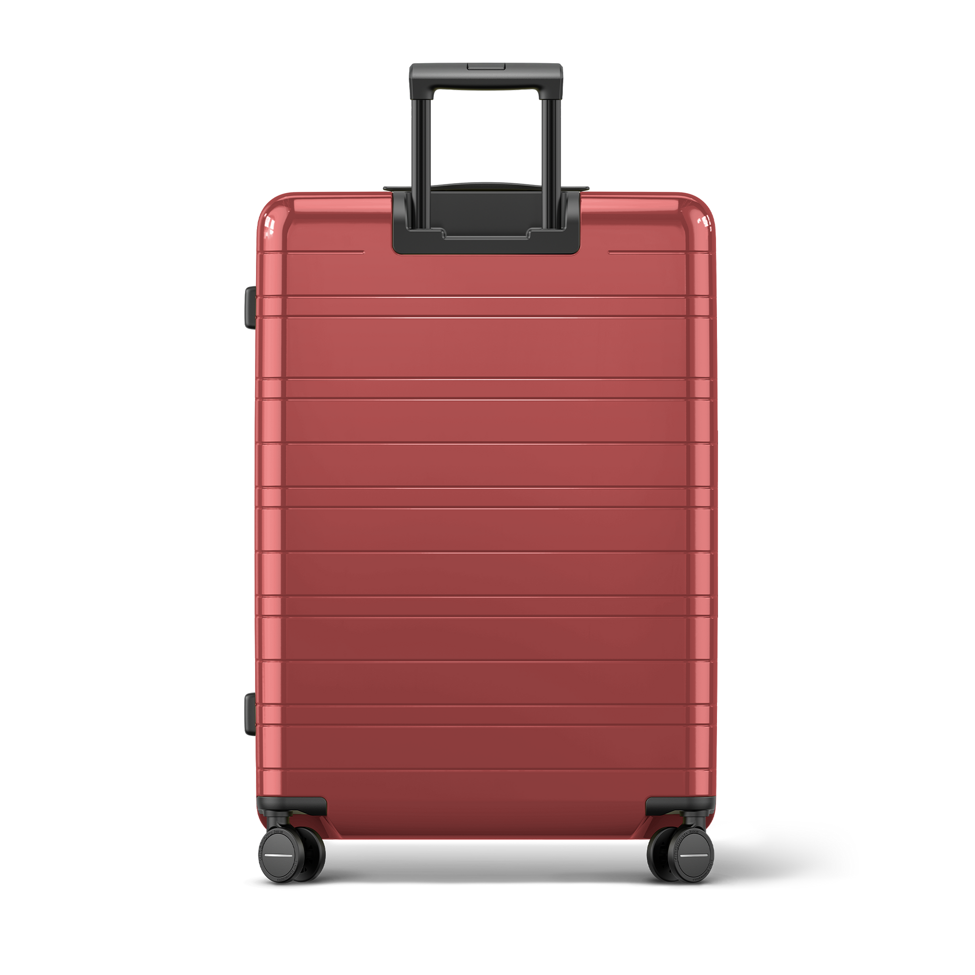 Koffer Essential Glossy True Red Rückseite Cab - Hartschale Polycarbonat Leicht Robust - Horizn Studios