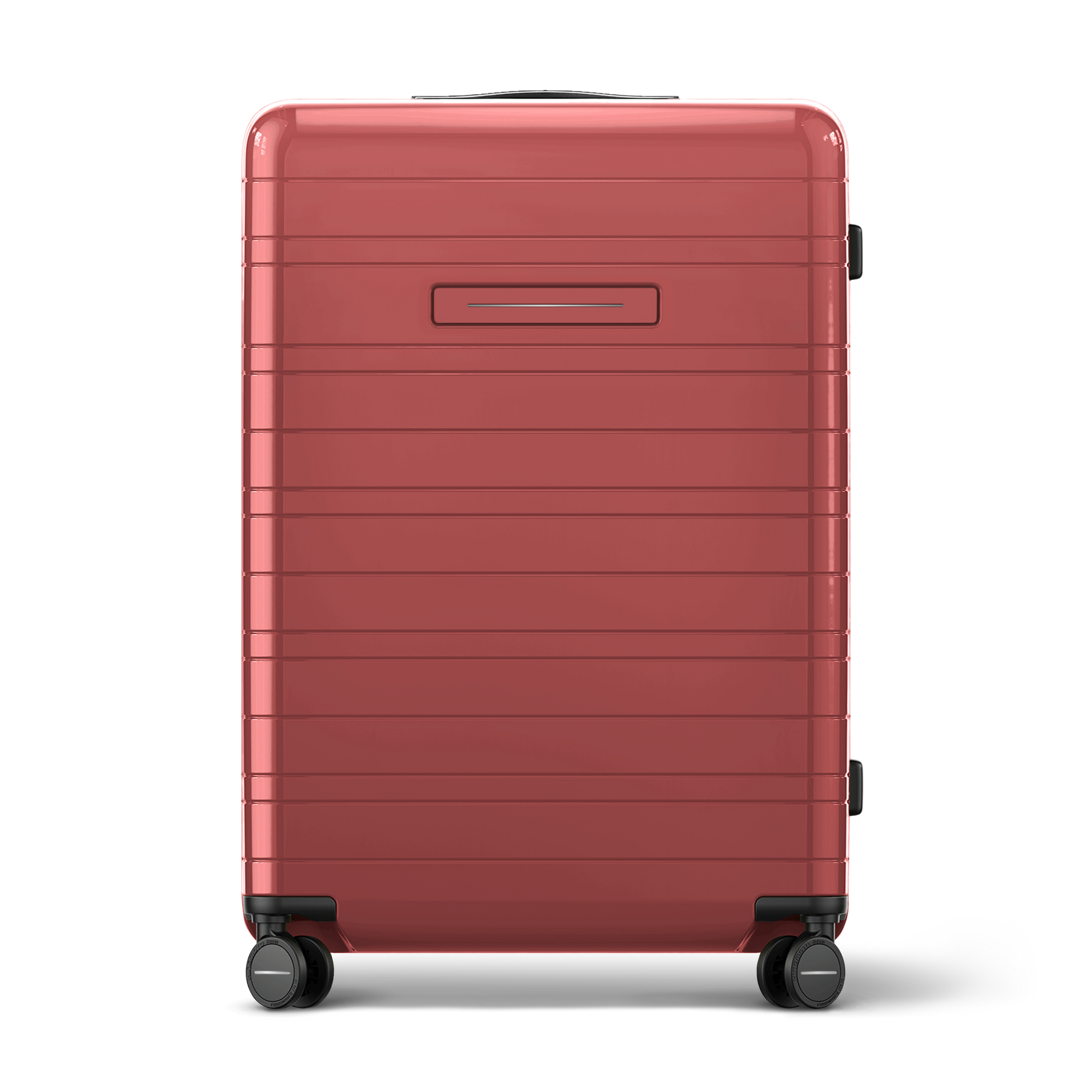 Koffer Essential Glossy True Red Vorderseite - Hartschale Polycarbonat Leicht Robust - Horizn Studios