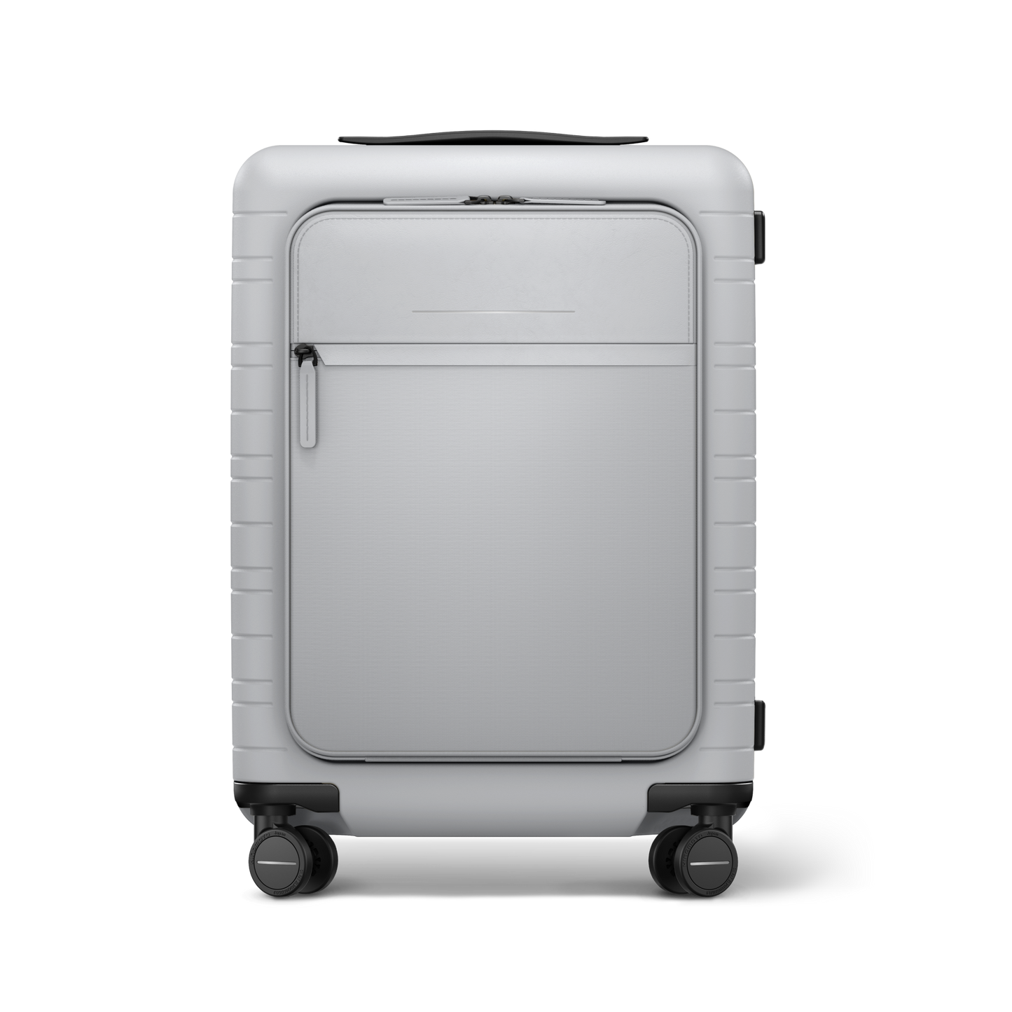 Koffer Essential Light Quartz Grau Vorderseite - Hartschale Polycarbonat Leicht Robust - Horizn Studios