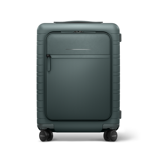 M5 Essential / Pine Green / Premium Multi Shell / Cabin Size with Front Pocket / Essential