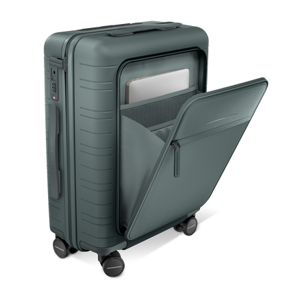 M5 Essential / Pine Green / Premium Multi Shell / Cabin Size with Front Pocket / Essential
