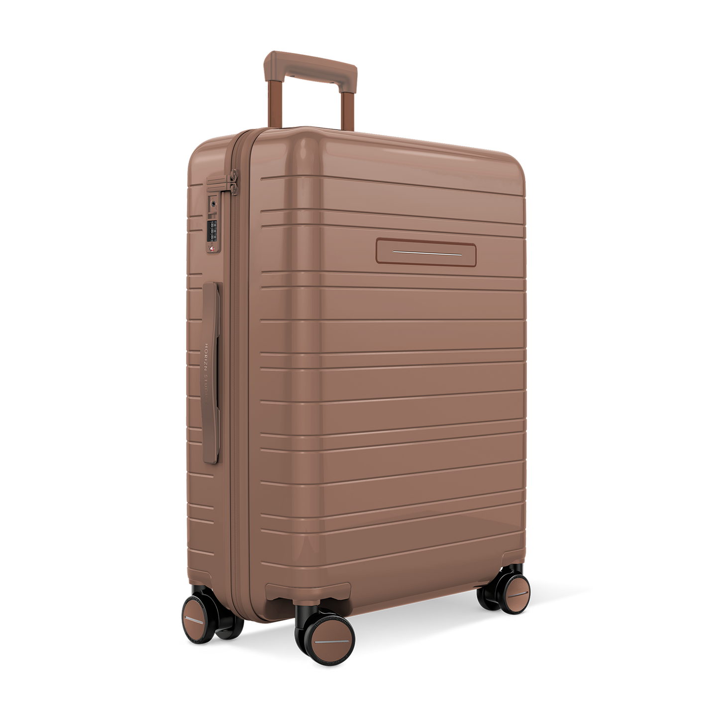 Koffer Glossy Braun - Hartschale Polycarbonat Leicht Robust - Horizn Studios