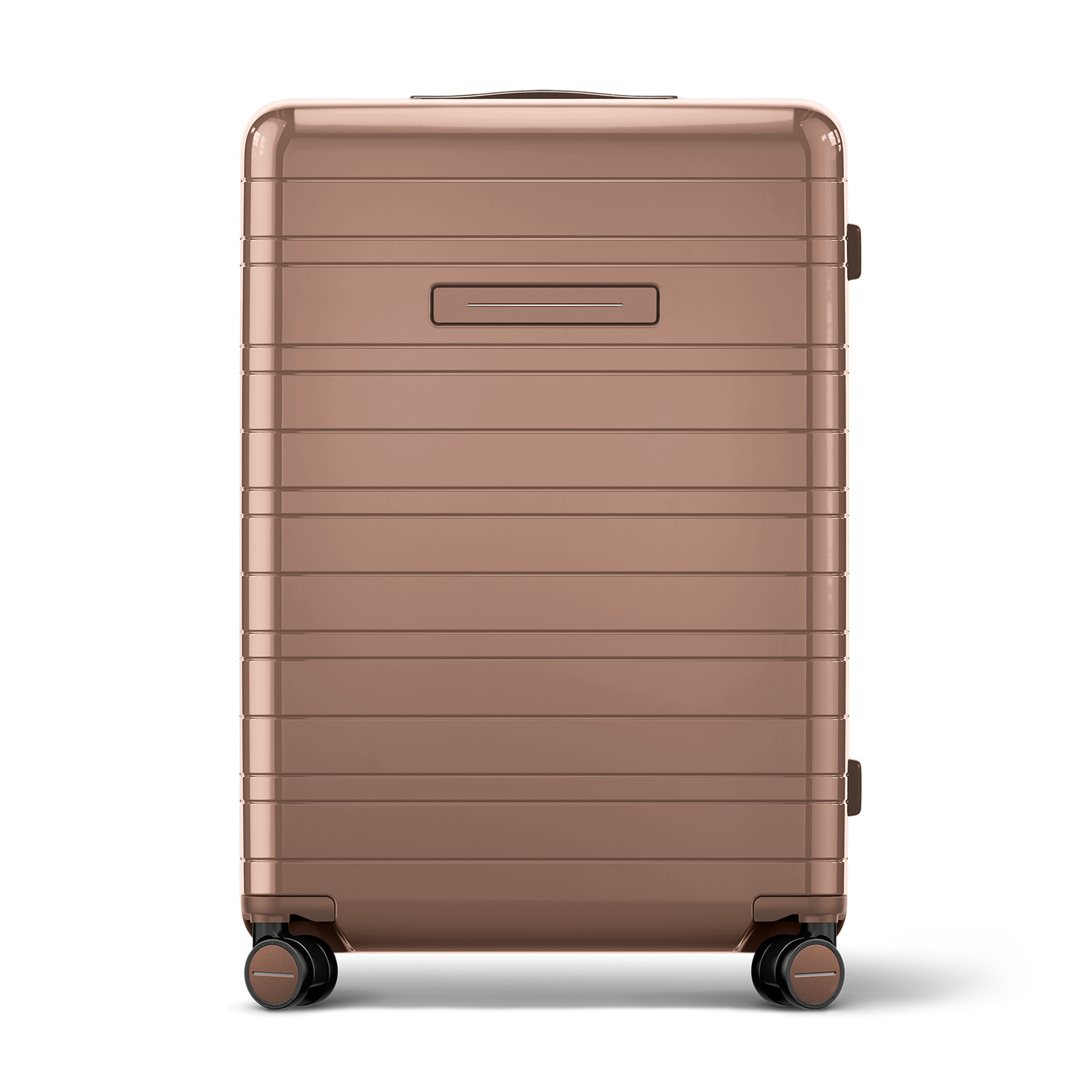 Koffer Glossy Braun Vorderseite - Hartschale Polycarbonat Leicht Robust - Horizn Studios