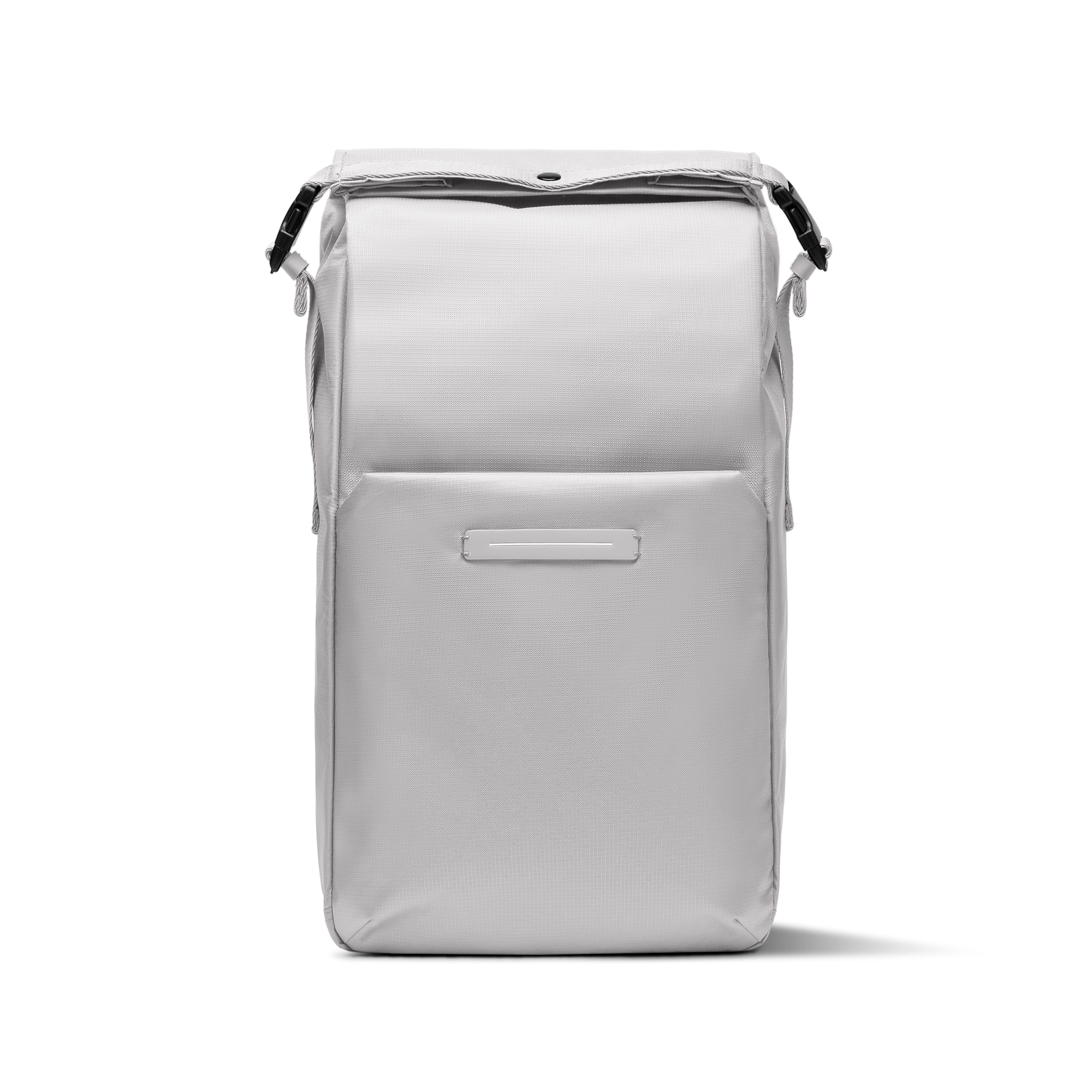 Shibuya Rolltop Rucksack Rucksack Light Quartz Grau Vorderseite Erweitert - Wasserabweisend Vegan Ergonomisch - Horizn Studios