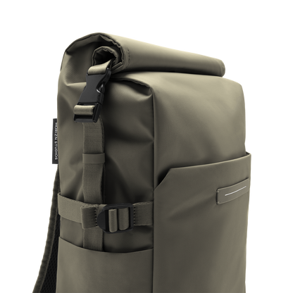 Shibuya Rolltop Rucksack Grün - Wasserabweisend Vegan Ergonomisch - Horizn Studios