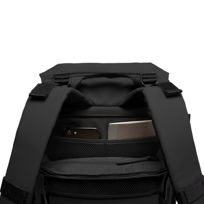 SoFo Backpack City / Black / Recycled Waxed Canvas