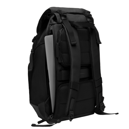 SoFo Backpack City / Black / Recycled Waxed Canvas