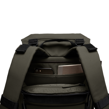 SoFo Backpack City / Dark Olive / Recycled Waxed Canvas