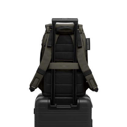 SoFo Backpack City / Dark Olive / Recycled Waxed Canvas