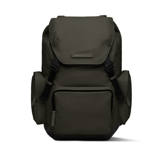 SoFo Backpack Travel / Dark Olive / Waxed Canvas