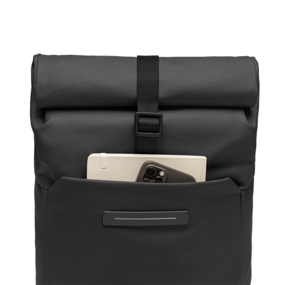 Sofo Rolltop Rucksack Rucksack Rucksack Fronttasche Detail - Wasserabweisend Vegan Ergonomisch - Horizn Studios