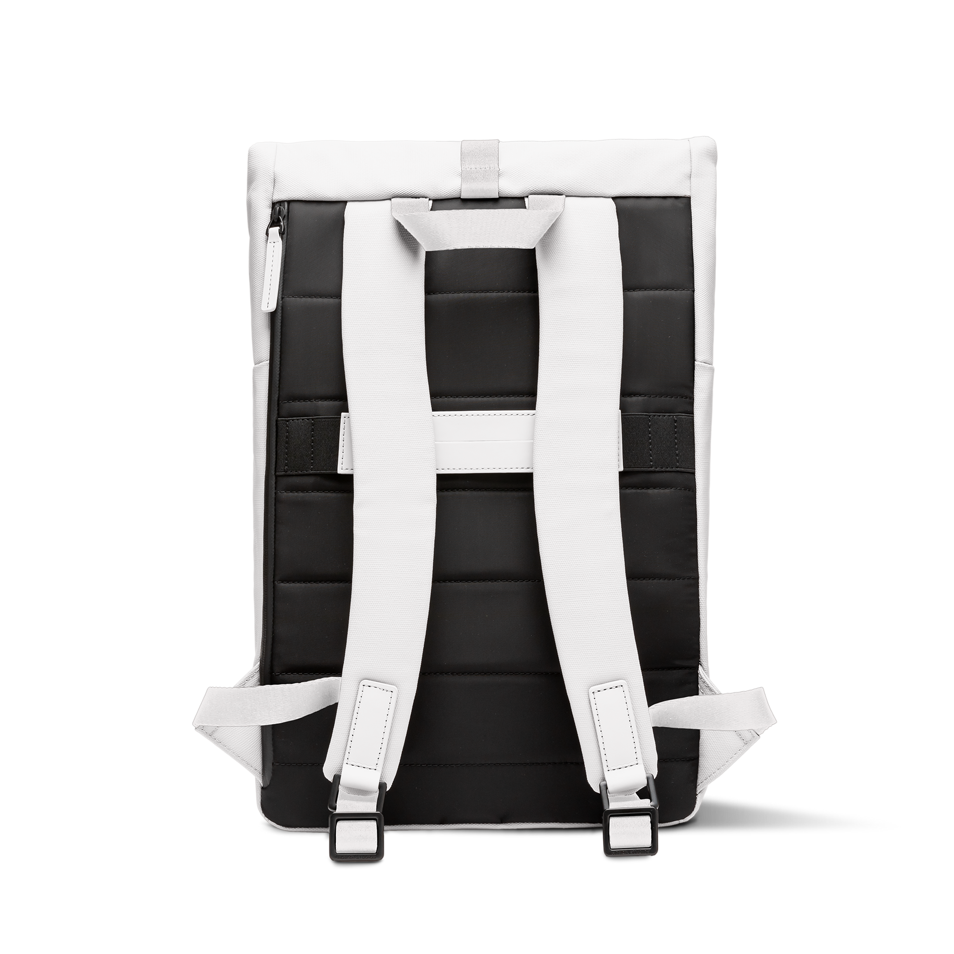 Sofo Rolltop Rucksack Rucksack Rucksack All Weiß Rückseite Acac - Wasserabweisend Vegan Ergonomisch - Horizn Studios