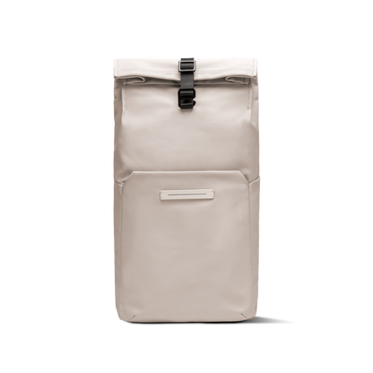 Sofo Rolltop Rucksack Rucksack Beige Vorderseite Erweitert - Wasserabweisend Vegan Ergonomisch - Horizn Studios