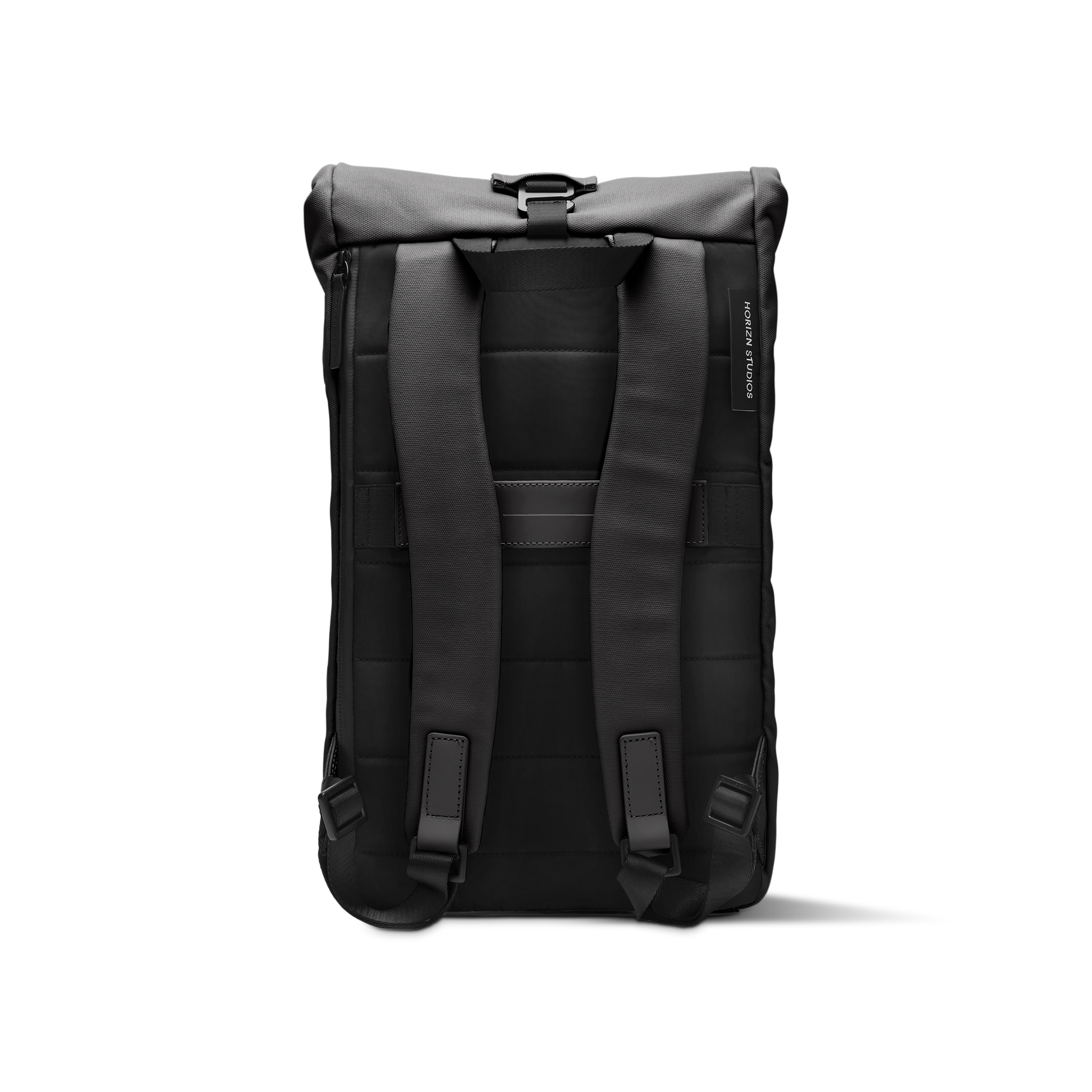 Sofo Rolltop Rucksack Rückseite - Wasserabweisend Vegan Ergonomisch - Horizn Studios