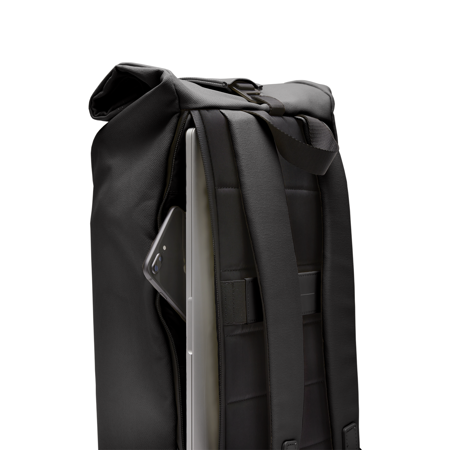 Sofo Rolltop Rucksack Detail - Wasserabweisend Vegan Ergonomisch - Horizn Studios