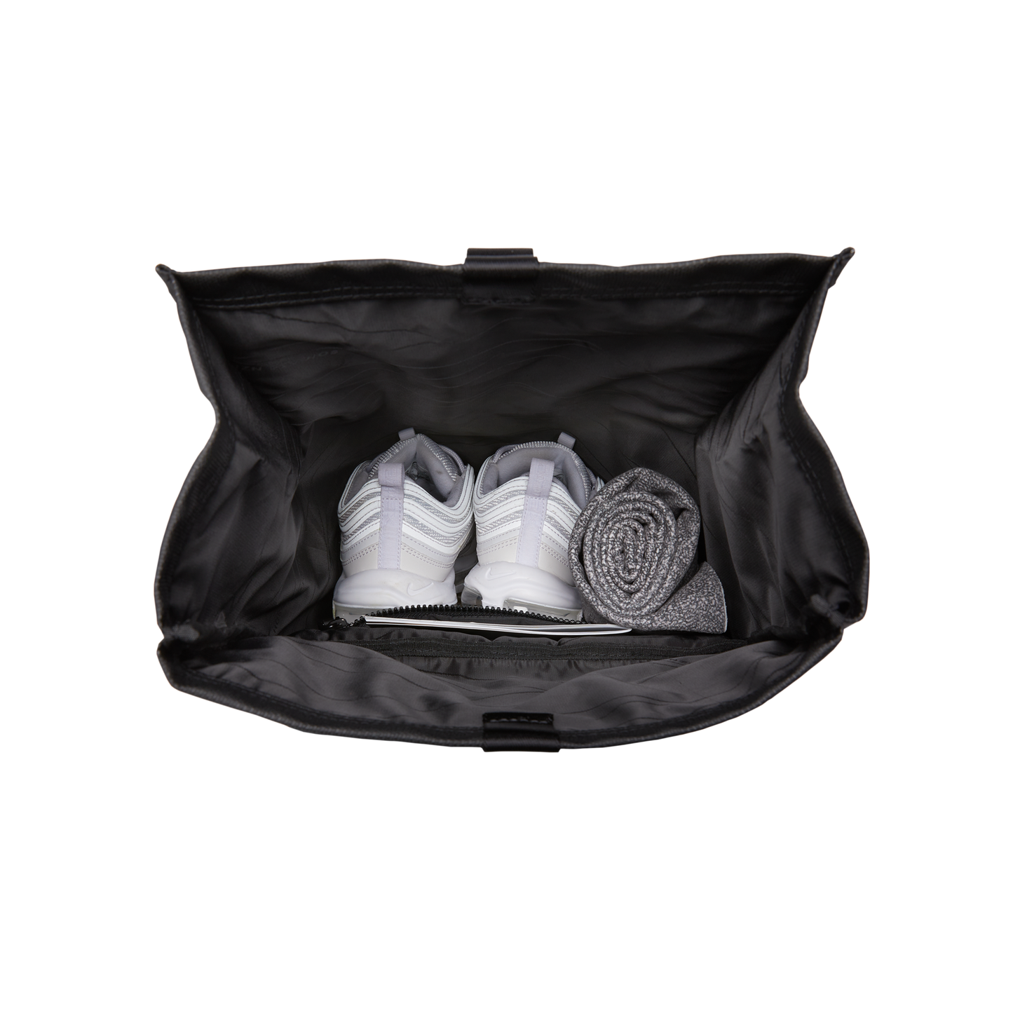 Sofo Rolltop Rucksack Draufsicht Detail - Wasserabweisend Vegan Ergonomisch - Horizn Studios