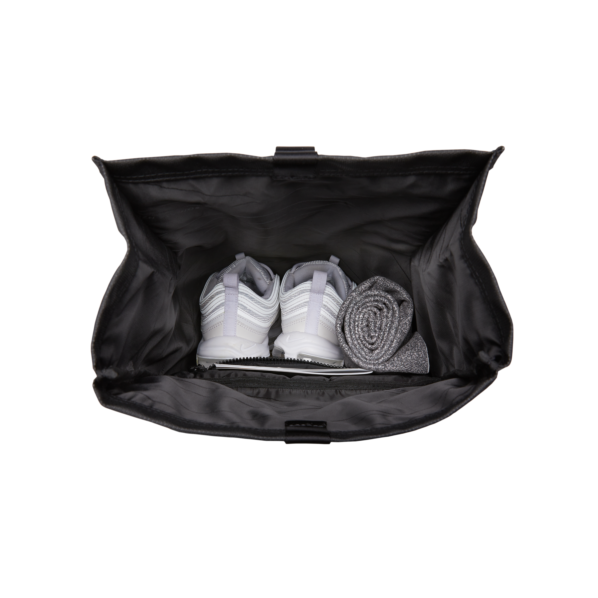 Sofo Rolltop Rucksack Draufsicht Detail - Wasserabweisend Vegan Ergonomisch - Horizn Studios