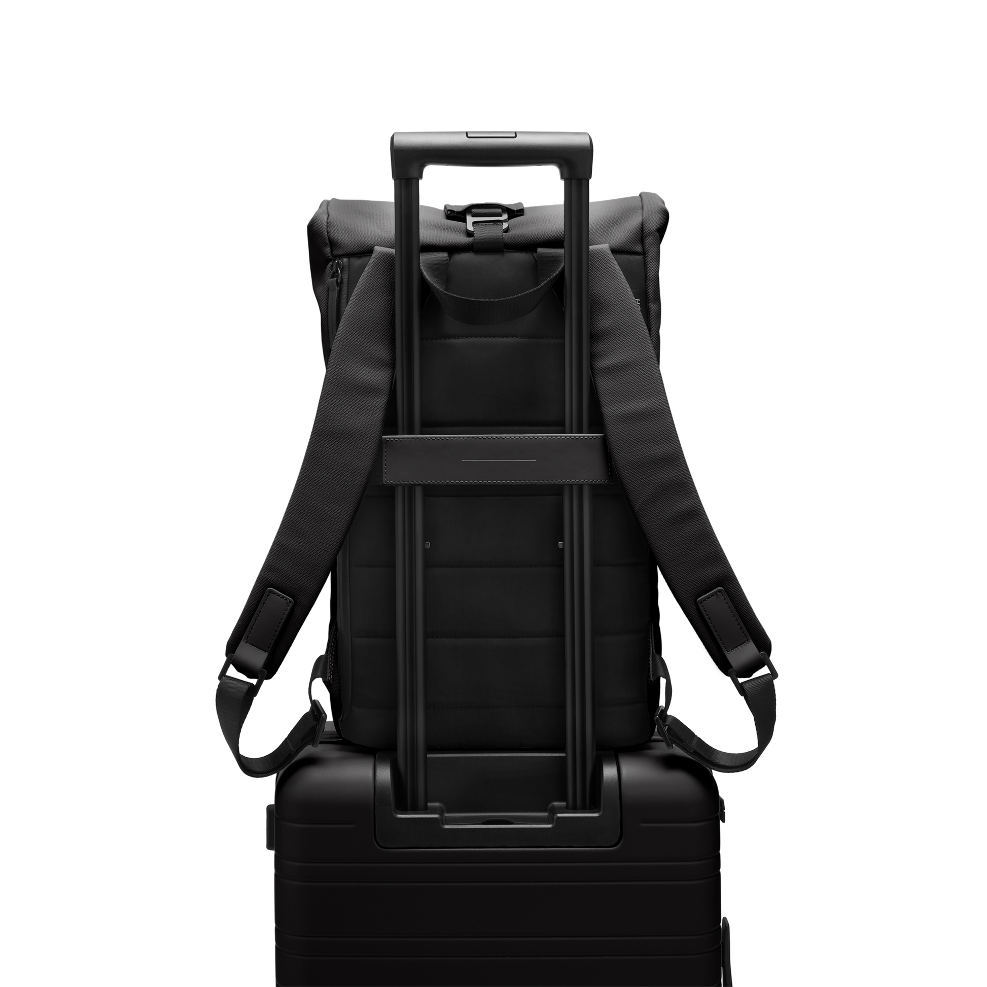 Sofo Rolltop Rucksack Trolley Rückseite - Wasserabweisend Vegan Ergonomisch - Horizn Studios