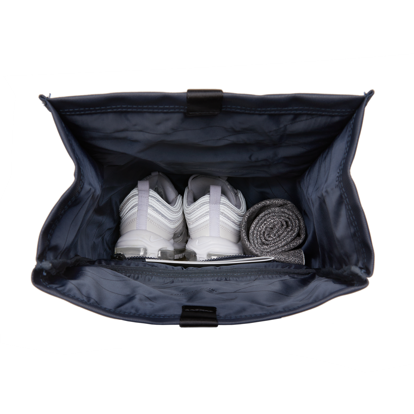 Sofo Rolltop Rucksack Blau Main Pocket - Wasserabweisend Vegan Ergonomisch - Horizn Studios
