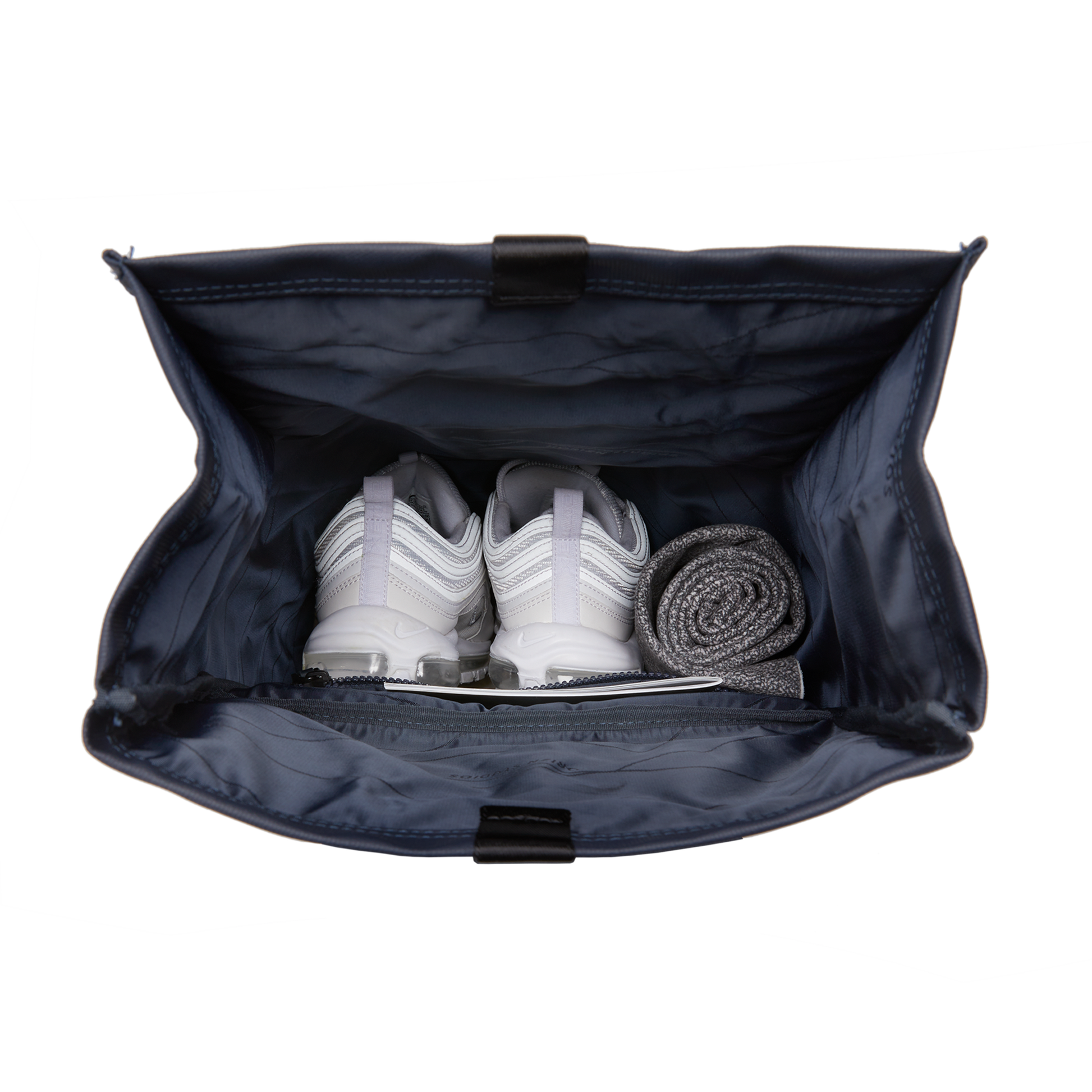 Sofo Rolltop Rucksack Blau Main Pocket - Wasserabweisend Vegan Ergonomisch - Horizn Studios